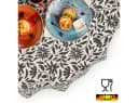 ANRO Tischdecke Barcelona Schwarz Grafisch Blumen Abwaschbar Bild 5