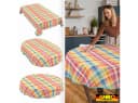 ANRO Tischdecke Barcelona Bunt Oldschool Karo wasserabweisend Bild 1