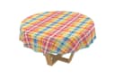 ANRO Tischdecke Barcelona Bunt Oldschool Karo wasserabweisend Bild 2