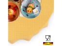 ANRO Tischdecke Barcelona Retro Muster Gelb wasserabweisend Bild 5