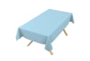 ANRO Tischdecke DanceDirty Hellblau abwaschbar Leinenoptik Bild 2