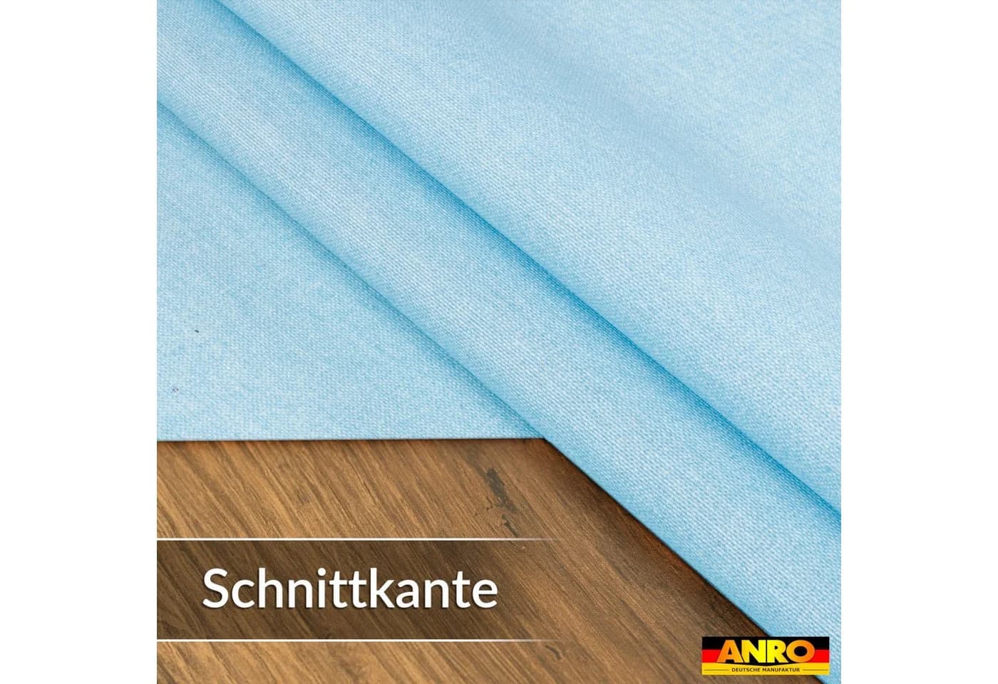 ANRO Tischdecke DanceDirty Hellblau abwaschbar Leinenoptik - Bild 3
