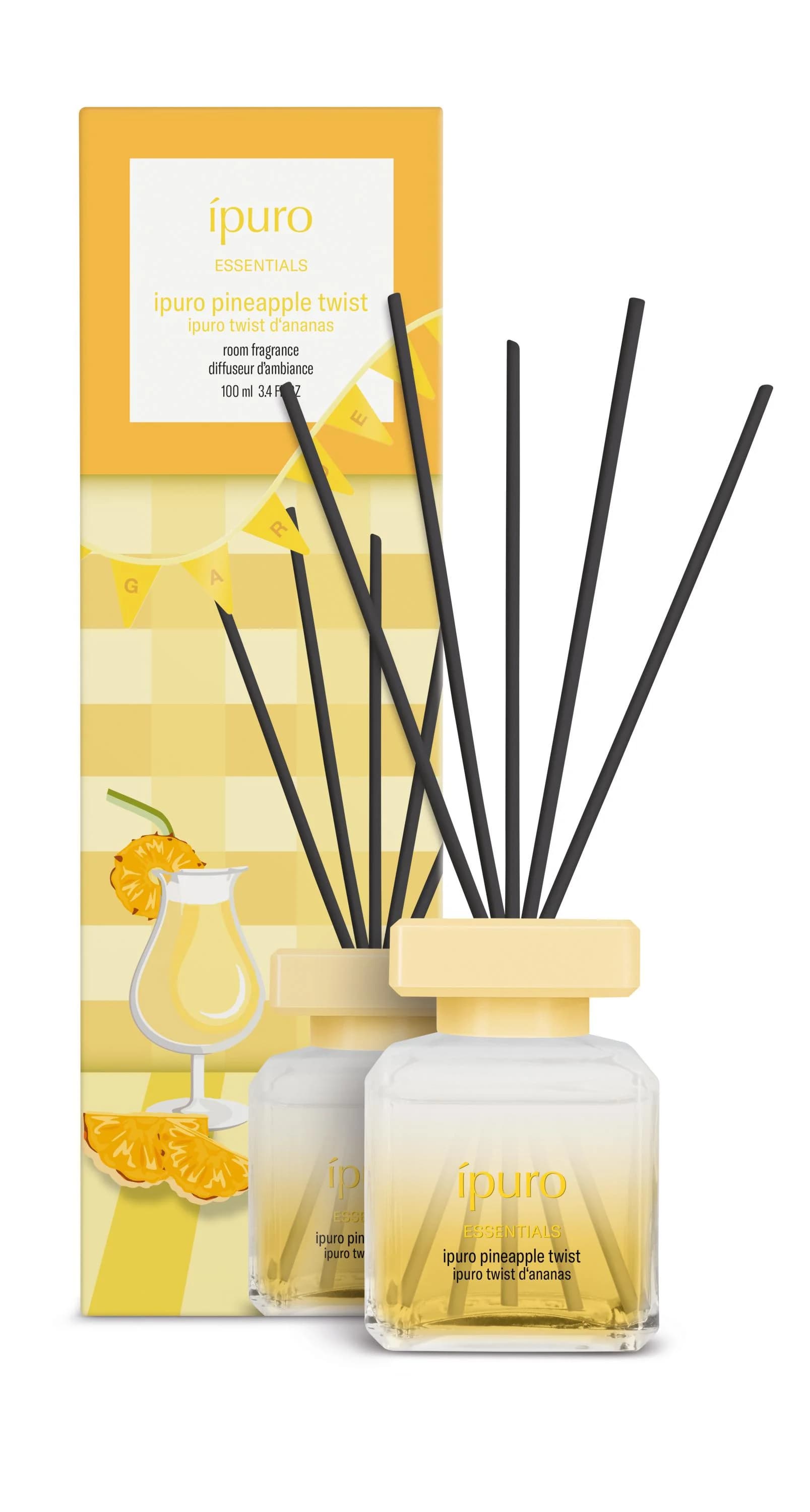 ipuro Raumduft PINEAPPLE TWIST Gelb 100 ml