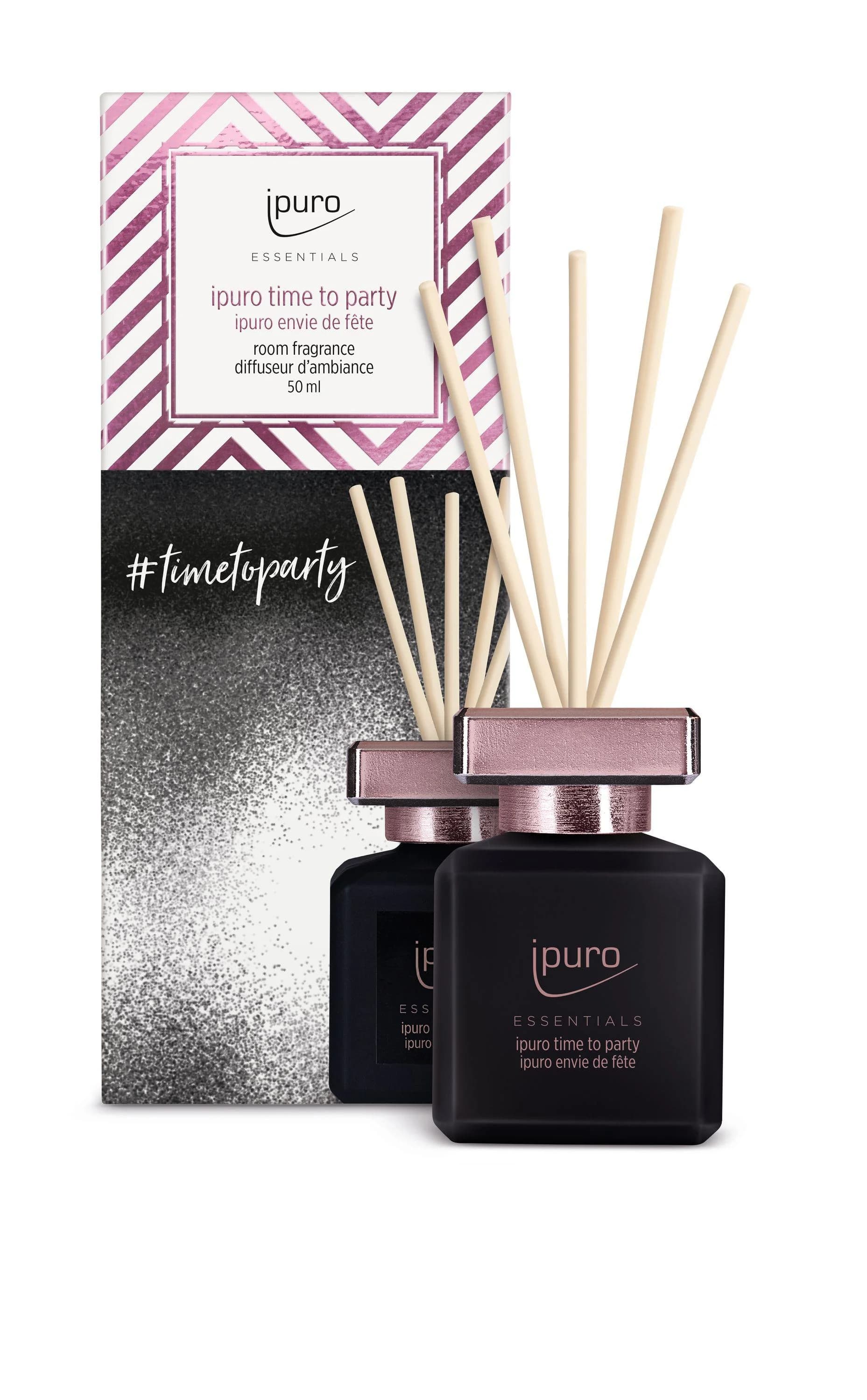 ipuro Raumduft TIME FOR PARTY Schwarz 50 ml