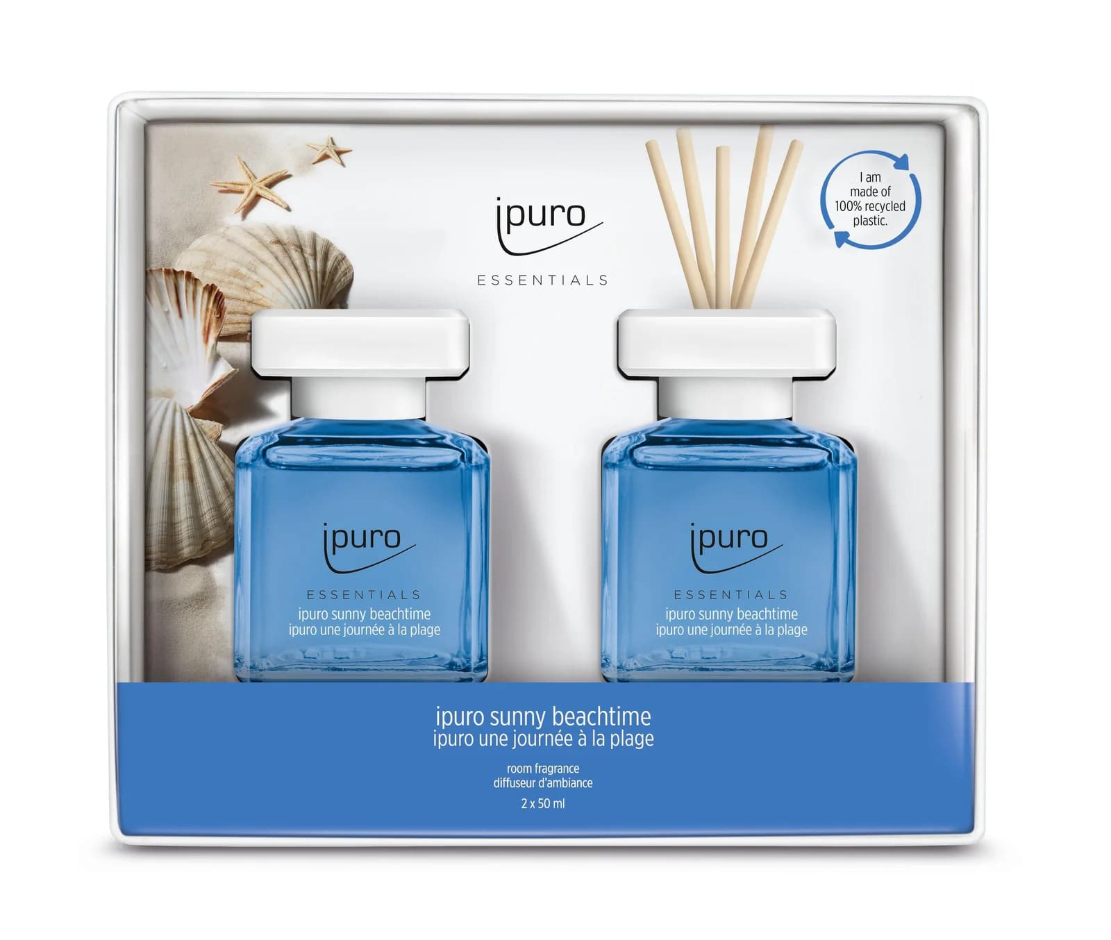 ipuro Raumduft SUNNY BEACHTIME 50ml Glas Transparent
