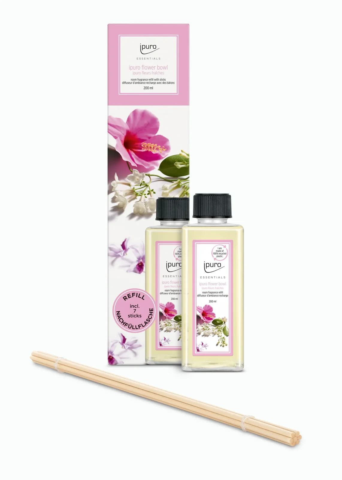 ipuro Refill FLOWER BOWL 200 ml Rosa Duftgemisch