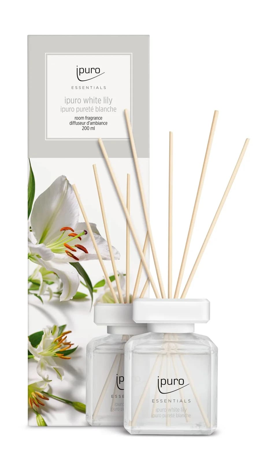 Raumduft ipuro WHITE LILY 200 ml Glas