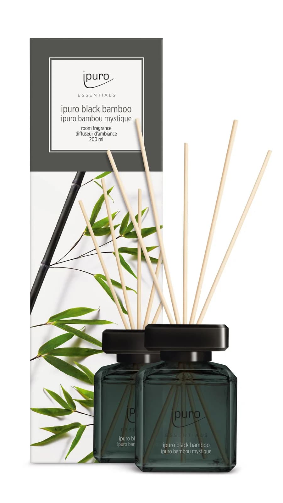 ipuro Raumduft BLACK BAMBOO 200 ml Glas