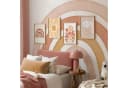 JUSTGOODMOOD Poster Premium Sonne Blumen Regenbogen Bunt Leinwand Bild 1