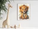 JUSTGOODMOOD Poster Safari Tiere Giraffe Dschungel Kinderzimmer Bild 3