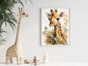 JUSTGOODMOOD Poster Safari Tiere Giraffe Dschungel Kinderzimmer Bild 4