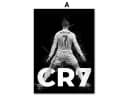 JUSTGOODMOOD Poster Fußball Cristiano Ronaldo Schwarz-Weiß Bild 3