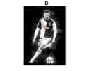 JUSTGOODMOOD Poster Fußball Cristiano Ronaldo Schwarz-Weiß Bild 4