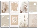 JUSTGOODMOOD Poster Pampas Gras & Trockenblumen Deko Print Baumwolle Bild 2