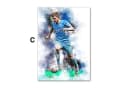 JUSTGOODMOOD Poster Fußballspieler Messi Ronaldo HD-Druck Baumwolle Bild 5