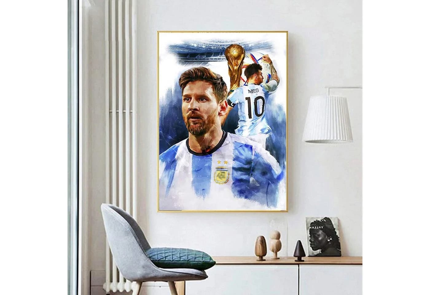 JUSTGOODMOOD Poster Fußball Messi Weltmeisterschaft 2022 - Bild 2