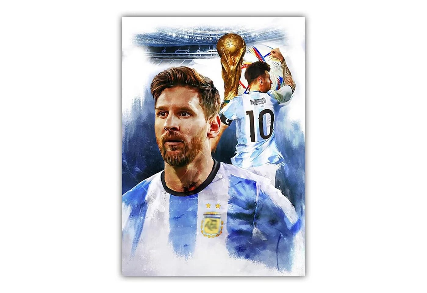JUSTGOODMOOD Poster Fußball Messi Weltmeisterschaft 2022 - Bild 3
