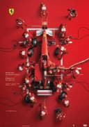 JUSTGOODMOOD Formel 1 Rennfahrer Poster Baumwolle HD-Druck Bild 1