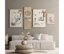 JUSTGOODMOOD Poster Kalligraphie Gold Baumwolle HD-Druck Bild 2