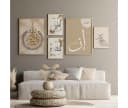 JUSTGOODMOOD Poster Kalligraphie Gold Baumwolle HD-Druck Bild 3