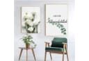 JUSTGOODMOOD Poster Bismillah Alhamdulillah Wandbild Baumwolle Bild 1