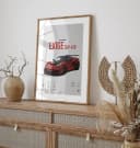 JUSTGOODMOOD Poster BMW M4 CSL Sportwagen Klassiker HD-Druck Baumwolle Bild 5
