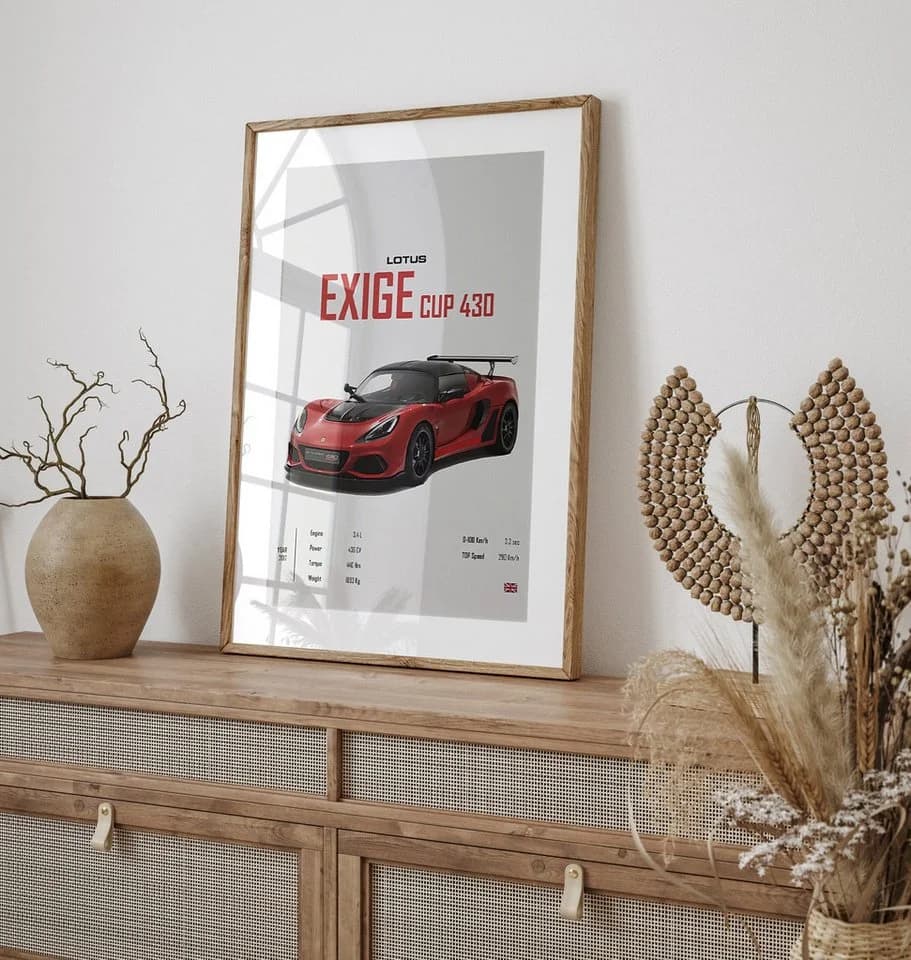 JUSTGOODMOOD Poster BMW M4 CSL Sportwagen Klassiker HD-Druck Baumwolle - Bild 5