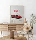 JUSTGOODMOOD Poster Ferrari F40 Sportwagen Klassiker Bild 3