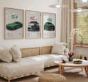 JUSTGOODMOOD Poster Sportwagen Mercedes AMG GT-R Modern Bild 3