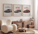 JUSTGOODMOOD Poster Sportwagen Mercedes AMG GT-R Modern Bild 4