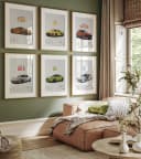 JUSTGOODMOOD Poster Sportwagen BMW M4 HD-Druck Baumwolle Bild 2