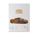 JUSTGOODMOOD Poster Sportwagen BMW M4 HD-Druck Baumwolle Bild 5