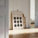 JUSTGOODMOOD Poster Premium Bauhaus Ausstellung Minimalistisch Bild 1
