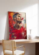 JUSTGOODMOOD Poster Premium Cristiano Ronaldo Portugal Fußball Legende Bild 1
