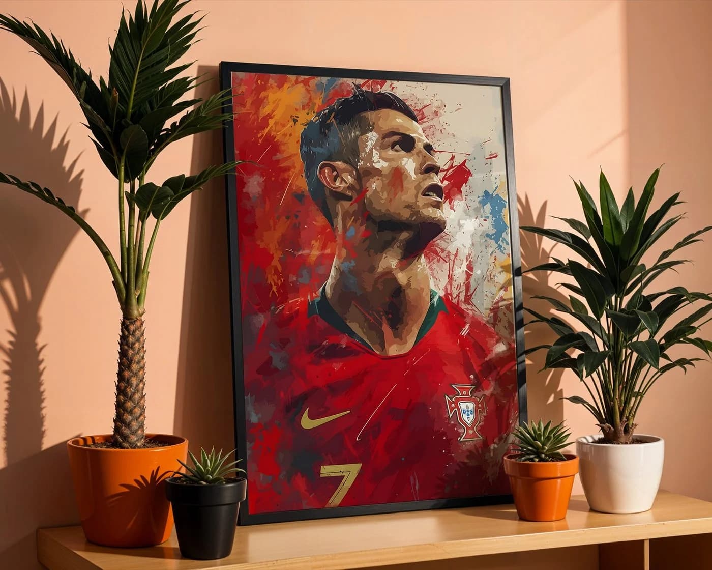 JUSTGOODMOOD Poster Premium Cristiano Ronaldo Portugal Fußball Legende - Bild 3