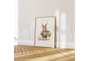 JUSTGOODMOOD Poster Kinderzimmer Tiere Wasserfarben Waschbär Baumwolle Bild 5