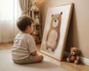 JUSTGOODMOOD Poster Premium Baumwolle Tiermotive Skandinavisch Kinderzimmer Bild 4