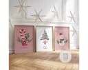 JUSTGOODMOOD Poster Weihnachtsposter Aquarell Weihnachtsbaum Bild 2