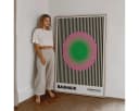 JUSTGOODMOOD Poster Bauhaus Abstrakte Kunst Grün/Rosa/Schwarz Bild 3