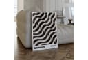 JUSTGOODMOOD Poster Bauhaus Abstrakte Kunst Wellenmuster Beige Schwarz Bild 5