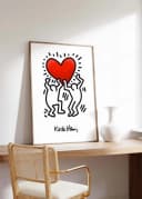 JUSTGOODMOOD Poster Dancing Figures Keith Haring Style Minimal Line Art Modern Bild 5