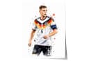 JUSTGOODMOOD Poster Deutschland Fußball Aquarell Sport Wandbild Bild 2