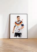 JUSTGOODMOOD Poster Deutschland Fußball Aquarell Sport Wandbild Bild 4
