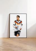 JUSTGOODMOOD Poster Deutschland Fußball Aquarell Sport Wandbild Deko Print Bild 4