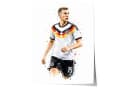 JUSTGOODMOOD Poster Deutschland Fußball Aquarell Sport Wandbild Bild 2