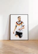 JUSTGOODMOOD Poster Deutschland Fußball Aquarell Sport Wandbild Bild 4