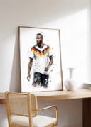 JUSTGOODMOOD Poster Deutschland Fußball Aquarell Sport Wandbild Deko Print Bild 3
