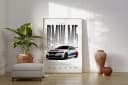 JUSTGOODMOOD Poster Motorsport Limousine HD-Druck Baumwolle Bild 1