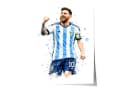 JUSTGOODMOOD Poster Argentinien Fußball Aquarell Sport Wandbild Bild 2