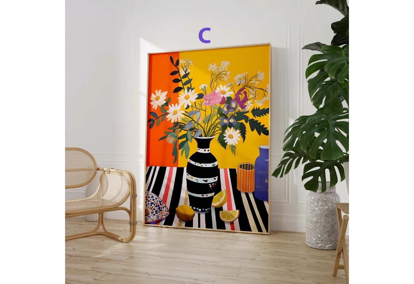 JUSTGOODMOOD Poster Blumen Bunte Florale Illustrationen - Bild 5